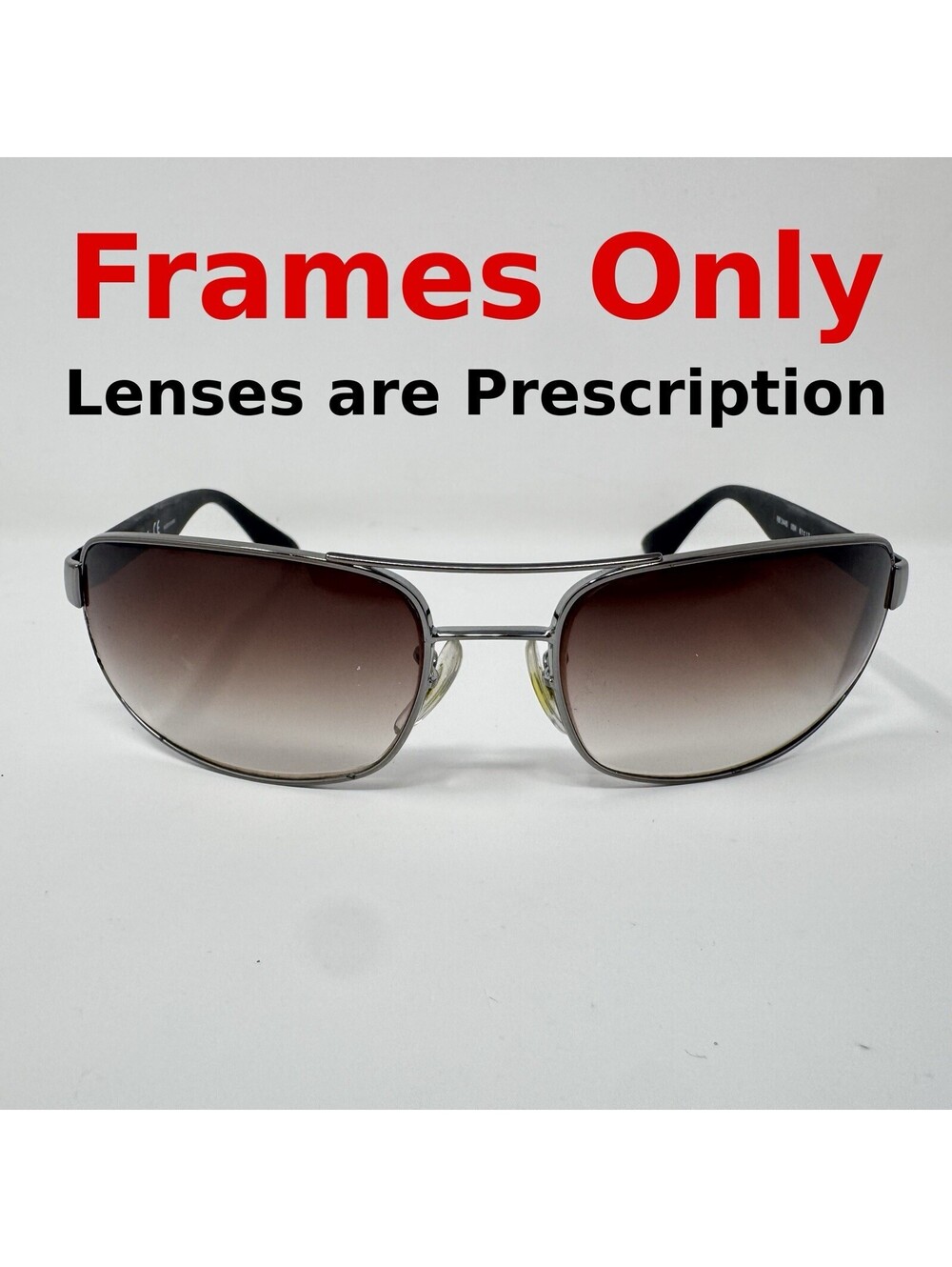 Ray-Ban RB3445 004 Gunmetal Sunglass Frames Only 61-17 READ